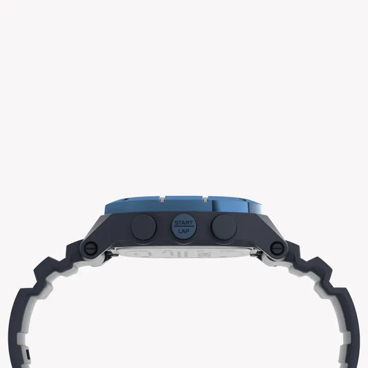 Timex Unisex Blue Silicone Watch, Digital Dial | Tw5m35500