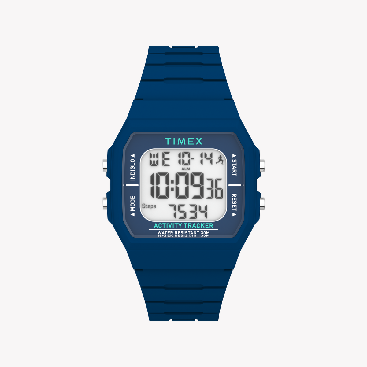 Timex Unisex's Resin Blue, Silicone Blue | Tw5m55700