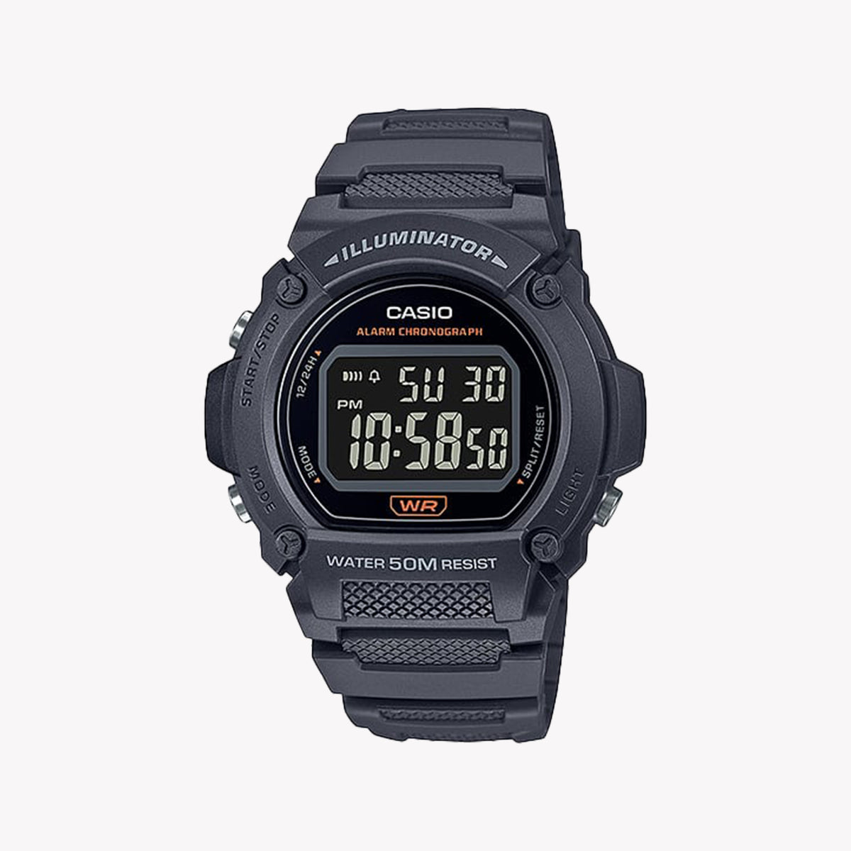 Casio Men's Black Resin Watch | W-219h-8bvcf | Stylish & Durable
