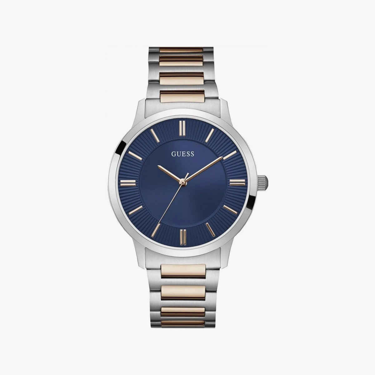 Guess Men's Rose Gold/Silver Watch | W0990g4