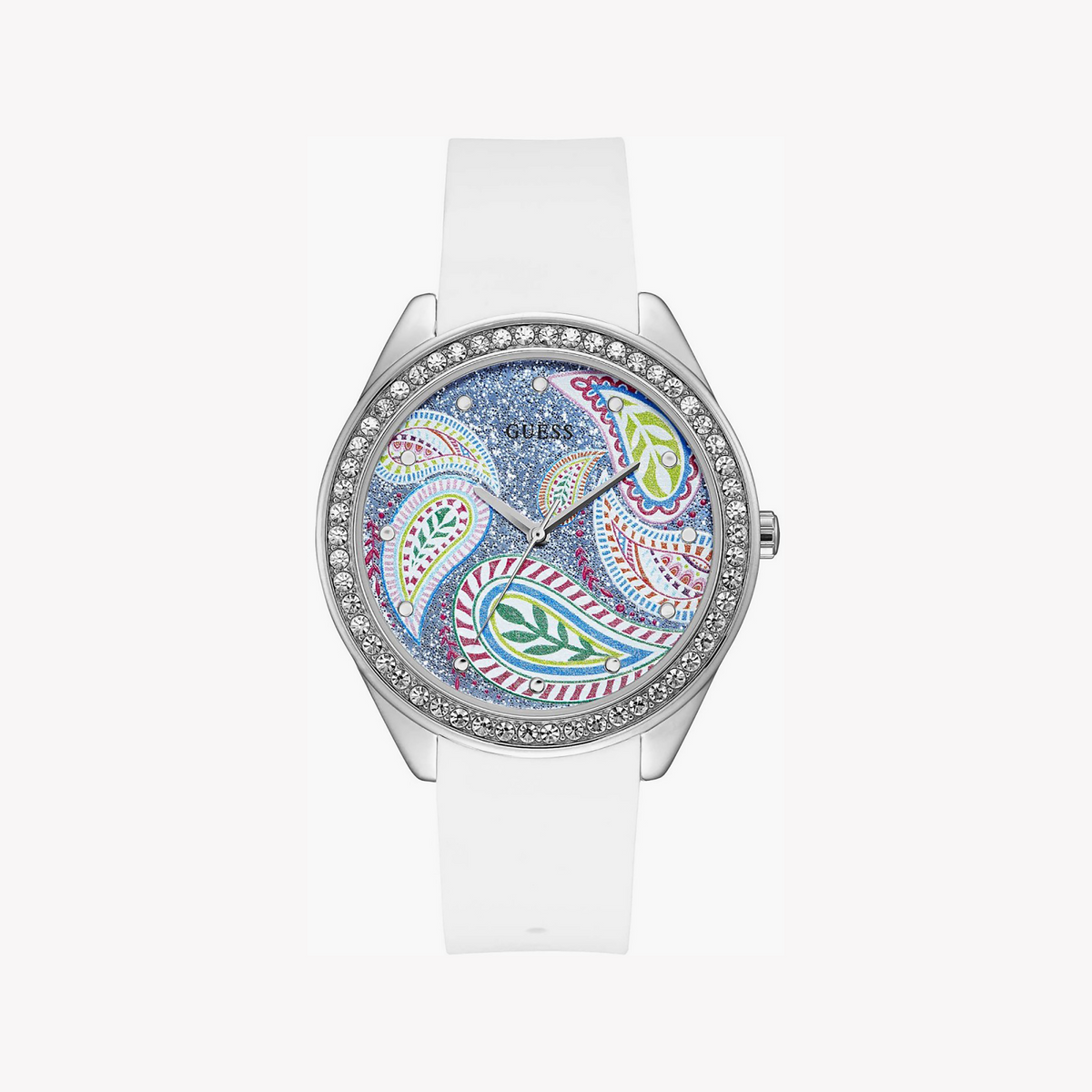 Guess Men's Stainless Steel/Silver, Multicolor | W1066l1