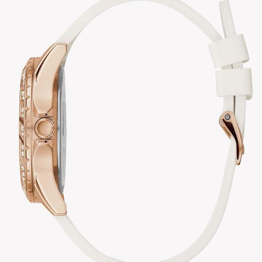 Guess Women's Rose Gold/White Watch | Model W1096l2