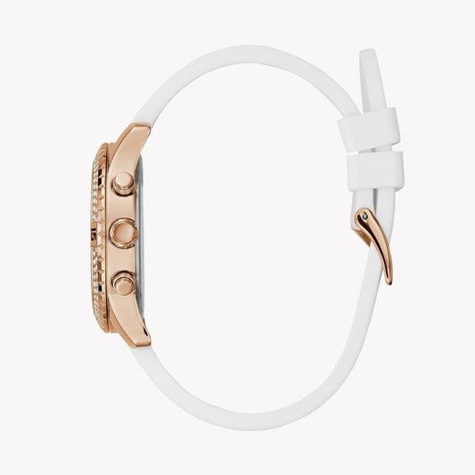 Guess Women's Rose Gold, Silicone Watch | W1098l5