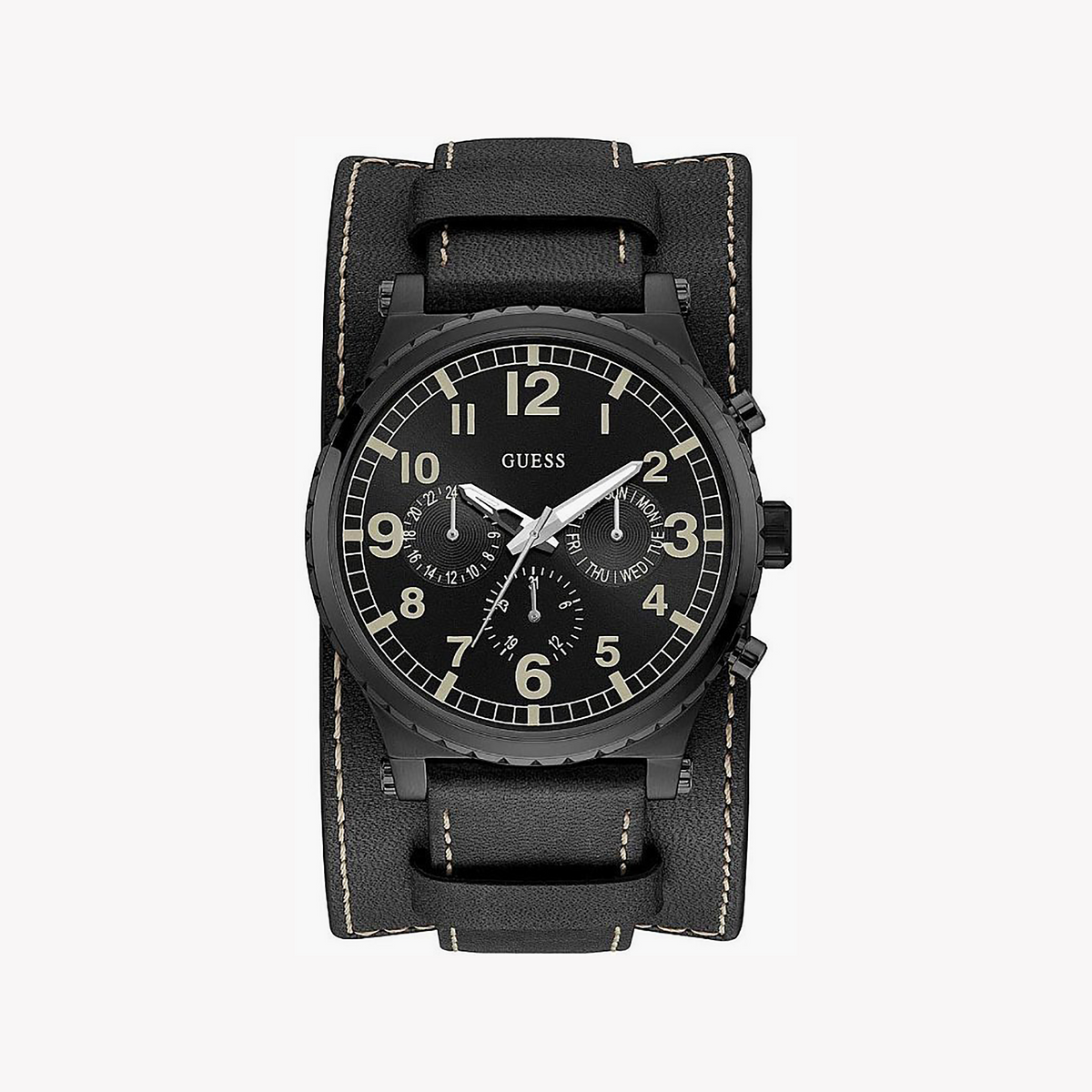 Guess Men's Black Stainless Steel Watch | W1162g2