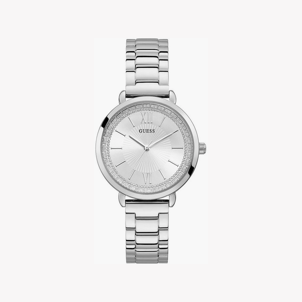 Guess Women's Silver Stainless Steel Watch | W1231l1