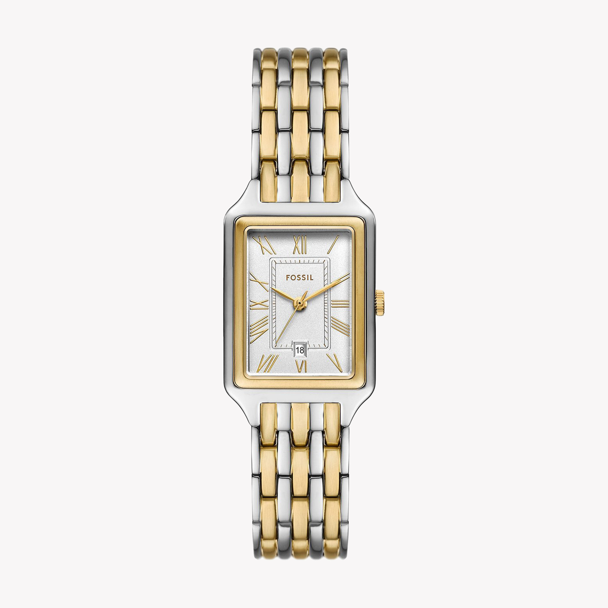 FOSSIL Women's Stainless Steel Silver & Gold Watch | ES5368