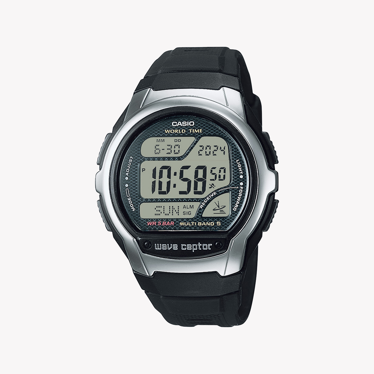CASIO Men's Resin Black Watch | WV-58R-1AEF
