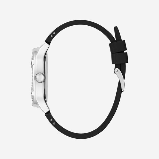 GUESS GW0619L1 STRIKING STYLE - ELEGANT MEN'S TIMEPIECE WITH BLACK SILVER BAND & SILVER DIAL-i-Watch-2