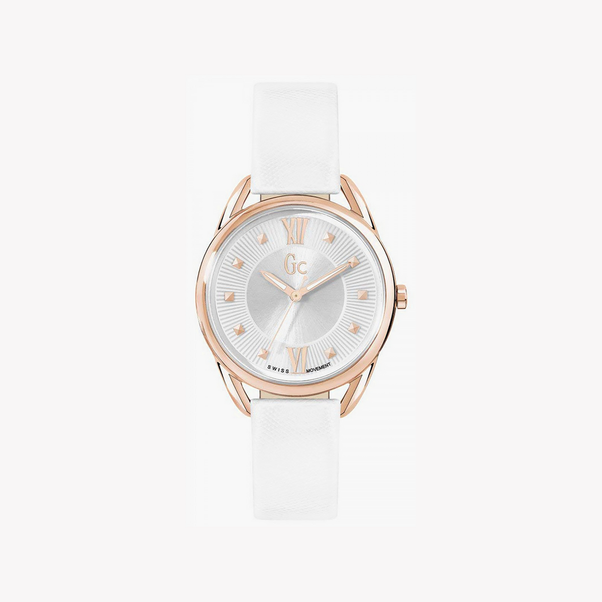 Guess Women's Gold/White Quartz Watch | Y13002l1