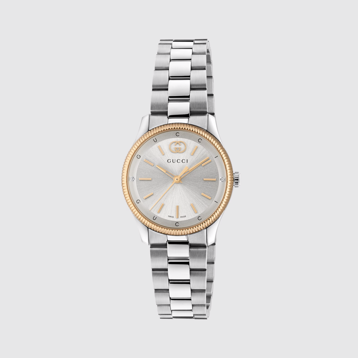 Gucci Women's Silver Watch, Stainless Steel | Ya1265070