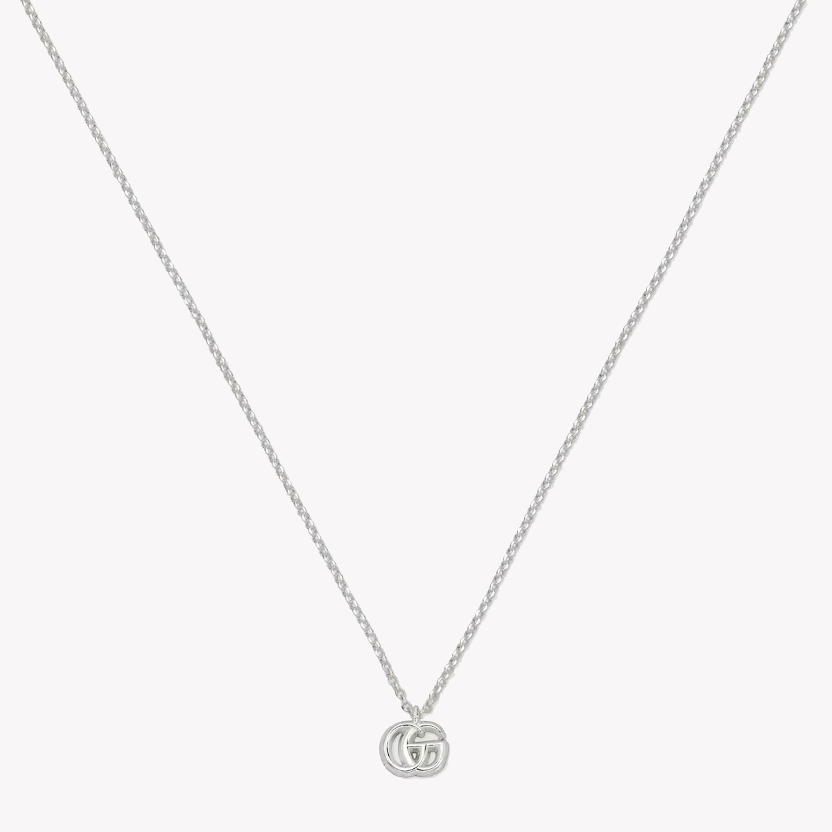 GG Marmont Necklace with Gucci Bar in Rose Gold | YBB770724001