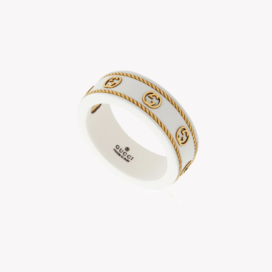 Icon 18K Yellow Gold Zirconia White 7mm Band | YBC606826002