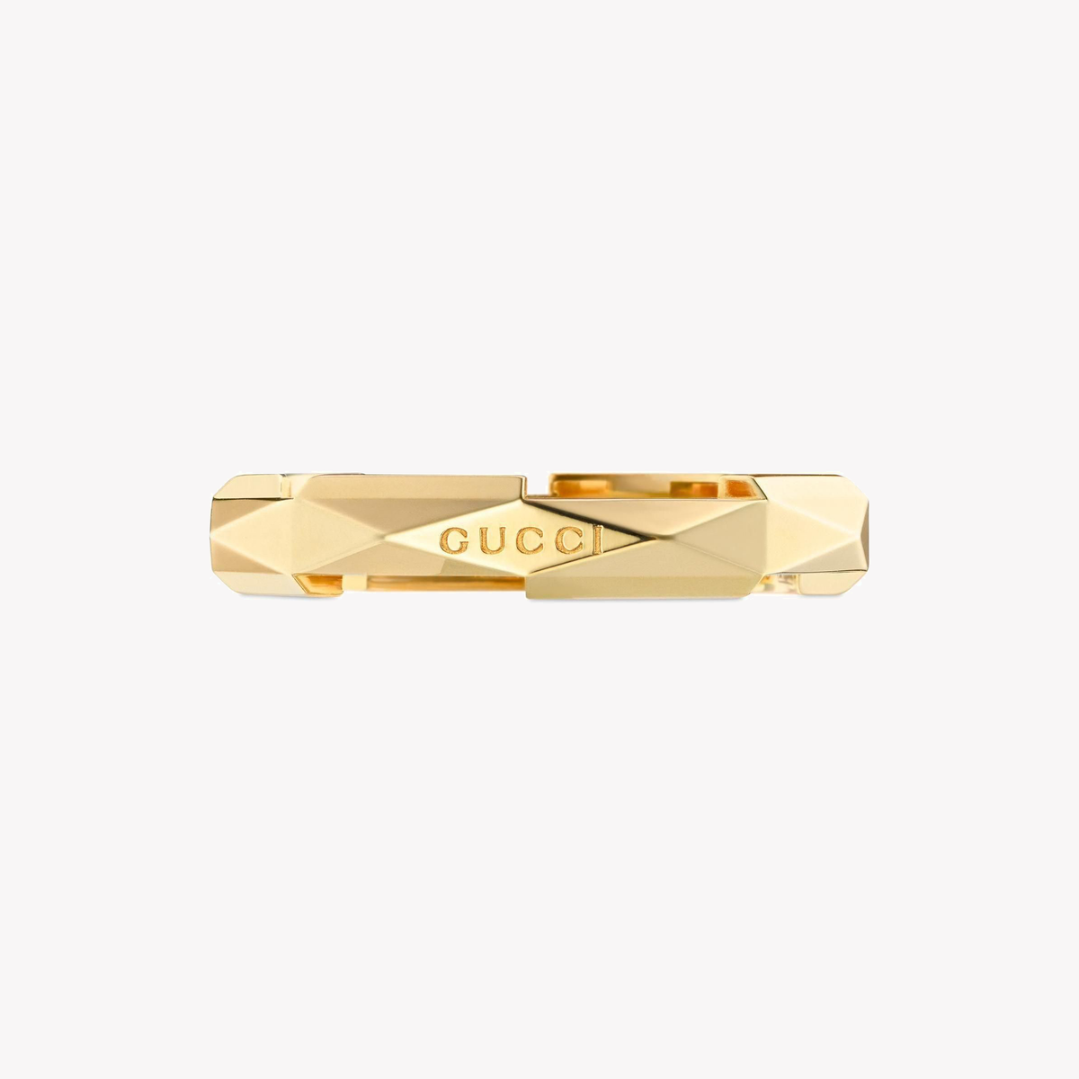 Link to Love Studded Ring in Yellow Gold – 4mm YBC662177001