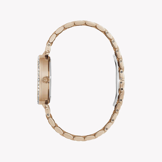 Guess Women's Rose Gold Stainless Steel Watch | Z01009l4mf