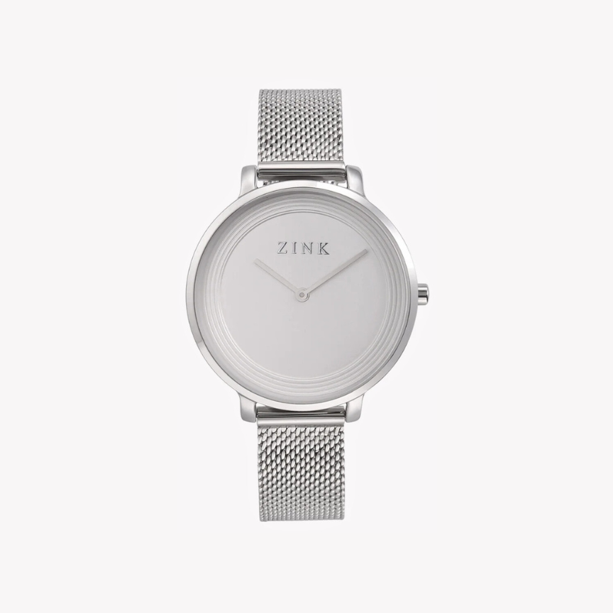 Zink Women's Silver Stainless Steel Watch | Model Zk129l1ms-16