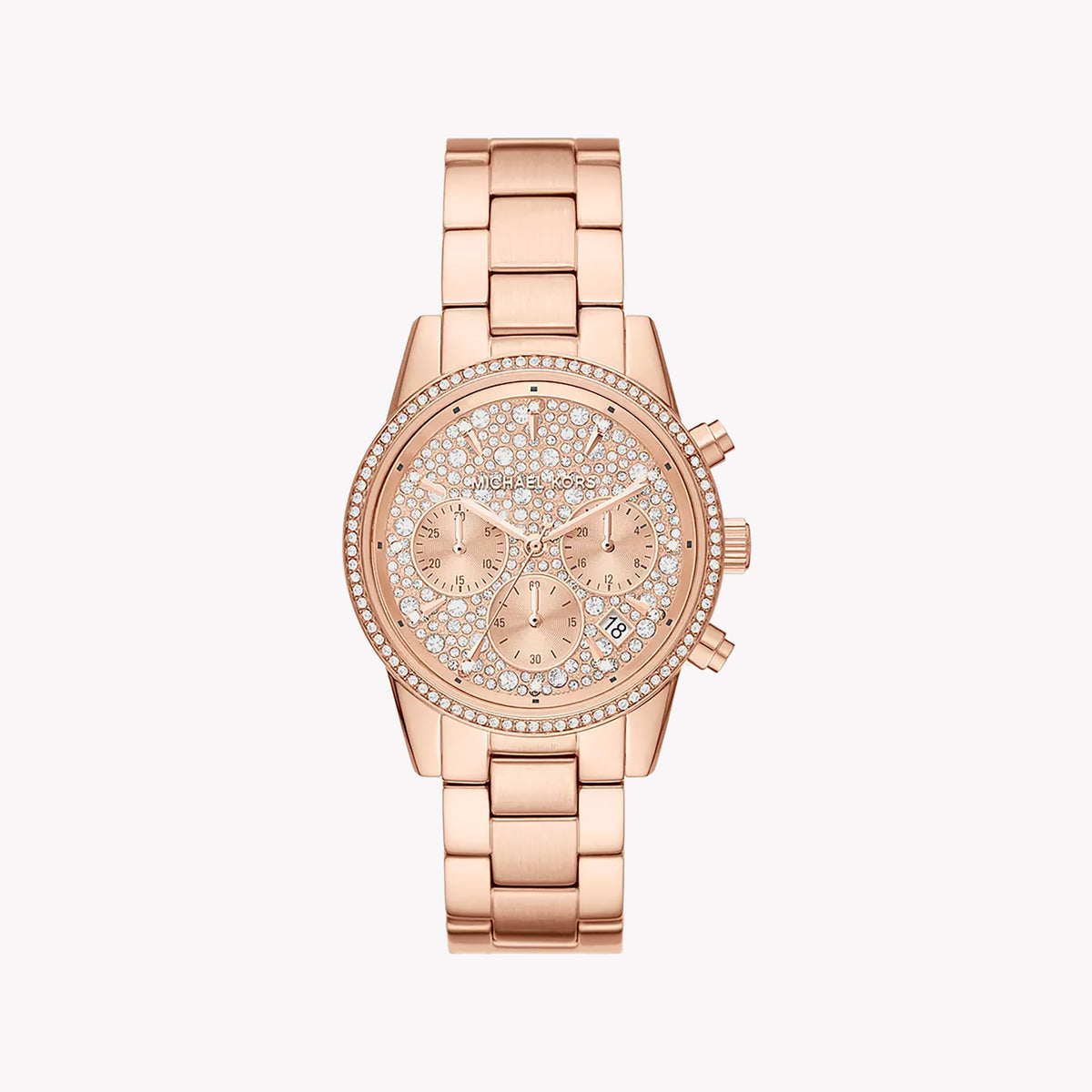MICHAEL KORS MK7302 ROSE GOLD GLAM - SOPHISTICATED WOMEN'S ANALOG WATCH