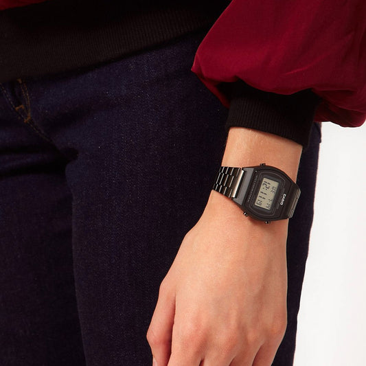 CASIO B640WB-1ADF SPORTY ELEGANCE - UNISEX DIGITAL TIMEPIECE WITH STAINLESS STEEL BAND-i-Watch-2