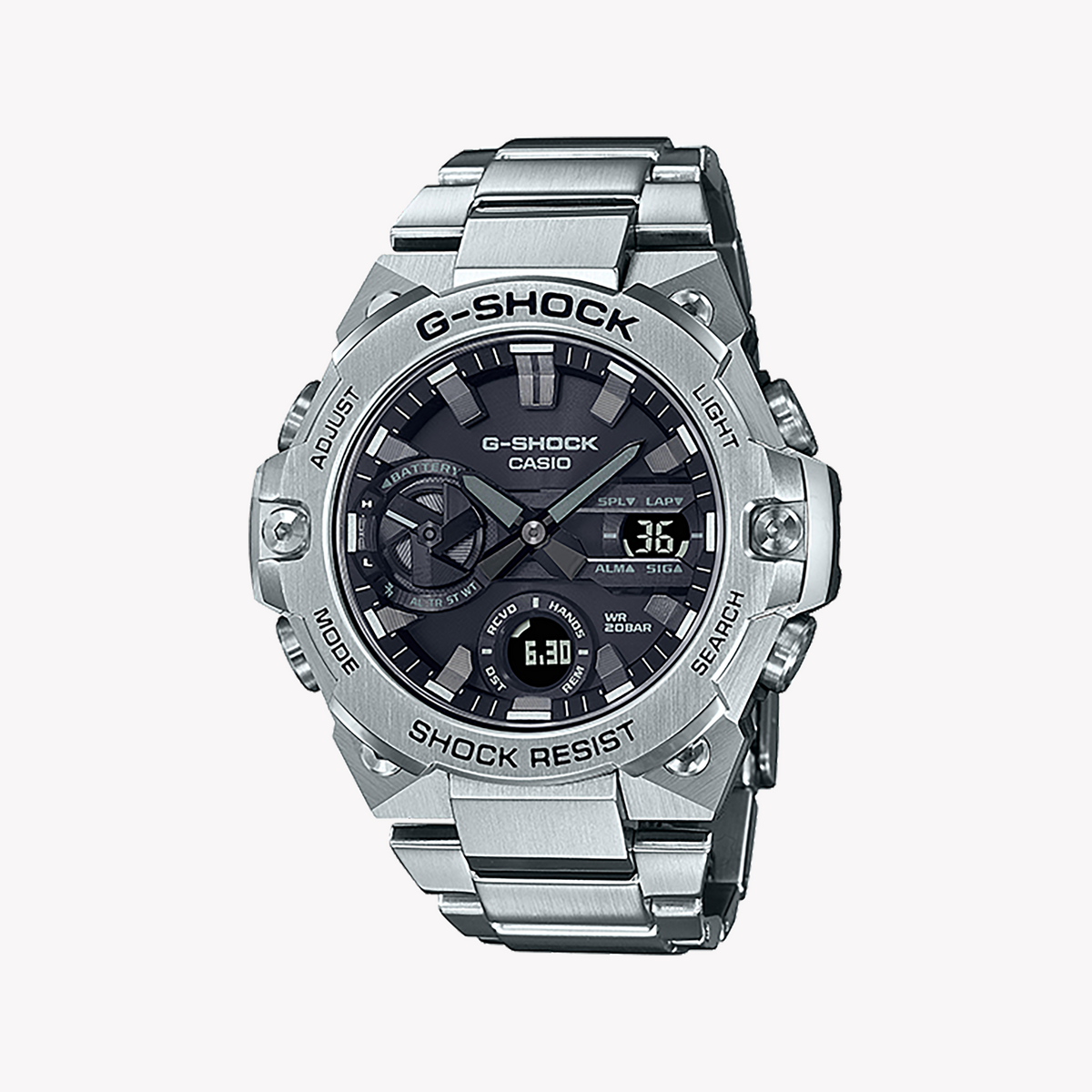 CASIO G-SHOCK GST-B400D-1ADR BOLD & FUNCTIONAL - MEN'S STAINLESS STEEL TIMEPIECE