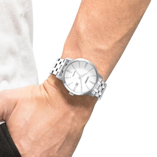 CITIZEN BM7460-88H - TIMELESS ELEGANCE: Men's Silver Stainless Steel Watch with Precision Movement-i-Watch-2