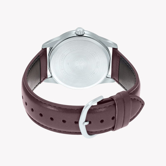 CASIO MTP-VD03L-5AUDF ELEGANT TIMEPIECE - CLASSIC MEN'S WATCH WITH LEATHER BAND AND DATE DISPLAY-i-Watch-2