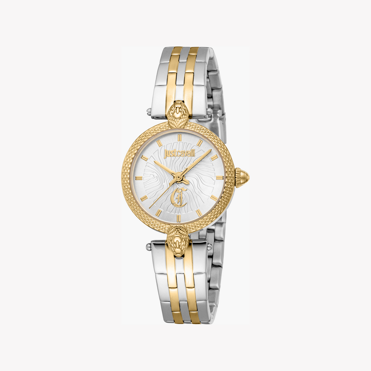JUST CAVALLI JC1L330M0075 - ELEGANT TIMEPIECE WITH TWO-TONE GLAMOUR & WATER RESISTANCE
