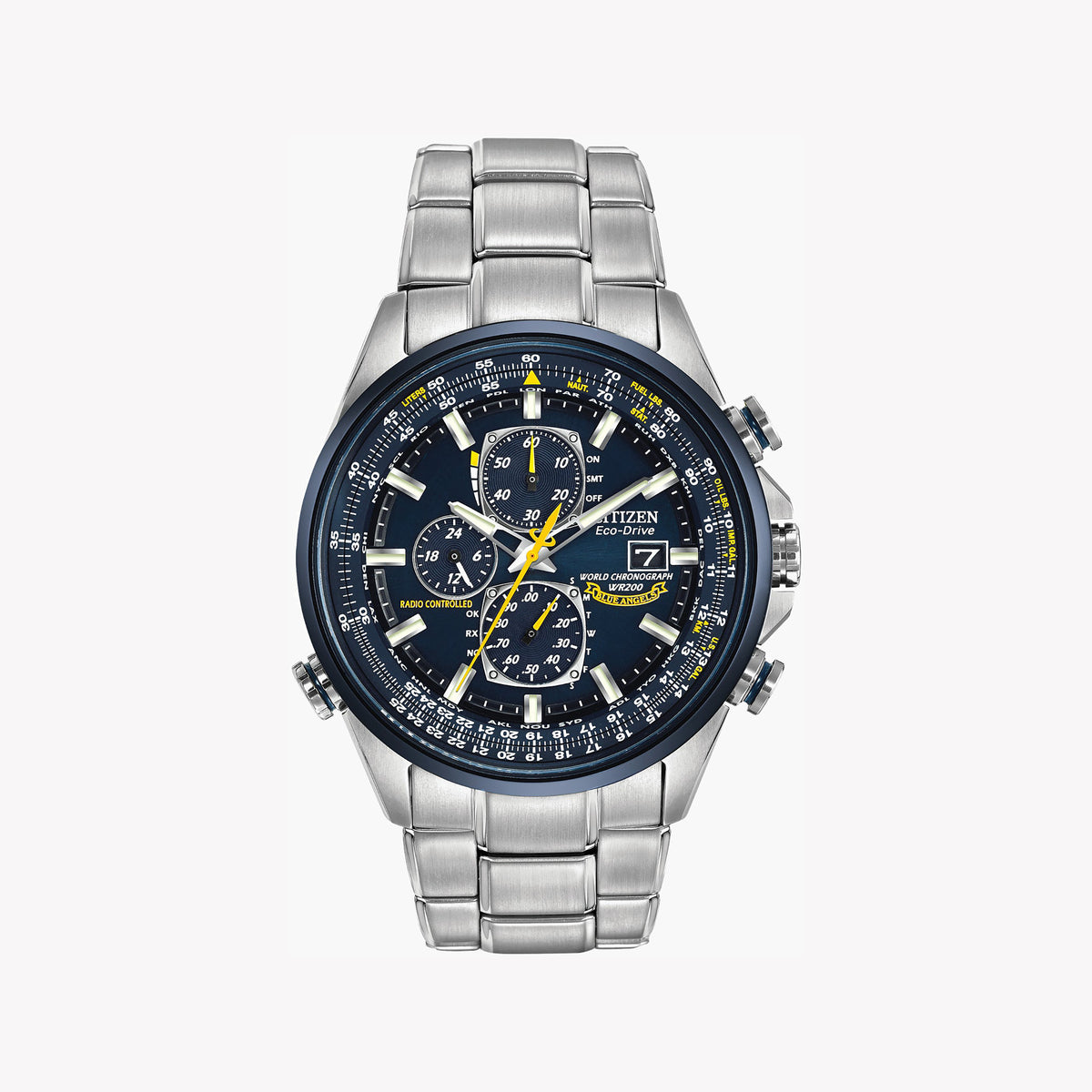 CITIZEN Eco-Drive AT8020-54L - BOLD OUTDOOR ADVENTURE MEN’S WATCH with Stainless Steel and Black Dial