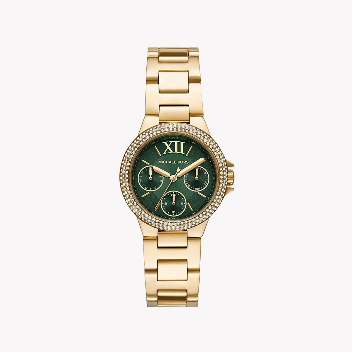 MICHAEL KORS MK6981 RADIANT CHARM - ELEGANT GOLD & GREEN DIAL WOMEN'S WATCH