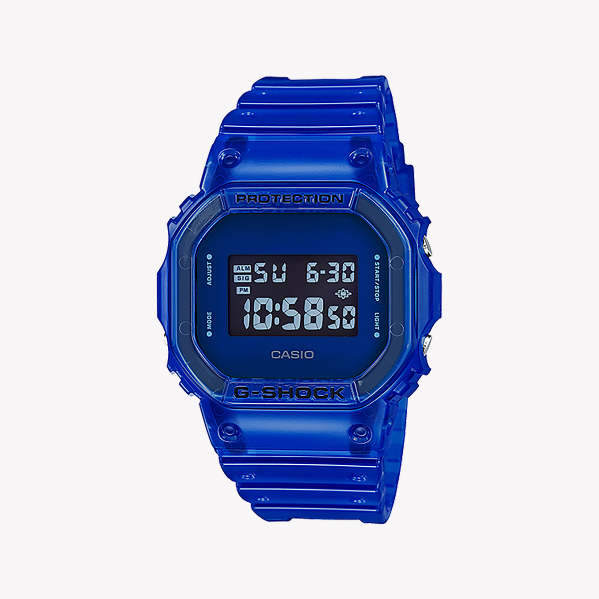 CASIO G-SHOCK DW-5600SB-2DR - BOLD BLUE ADVENTURE SERIES Men's Watch with sporty design and 200m water resistance