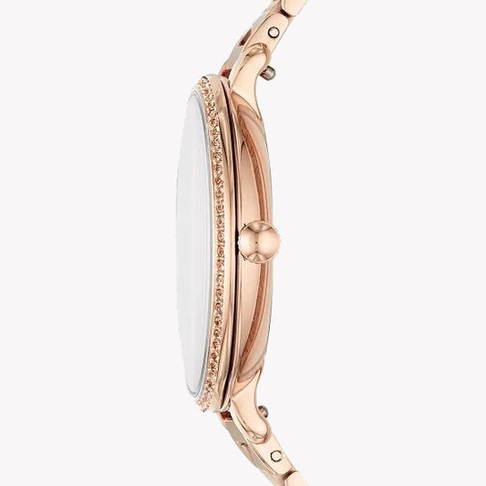 FOSSIL ES4452 ELEGANT ROSE GOLD - TIMELESS CHARM WOMEN'S WATCH with White Dial & Bracelet Band-i-Watch-2