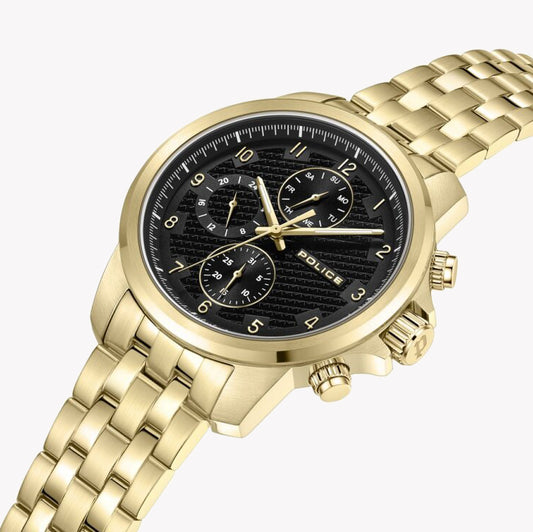 POLICE PEWJK0021506 - TIMELESS GENTLEMAN'S GOLD CLASSIC WITH BLACK DIAL-i-Watch-2