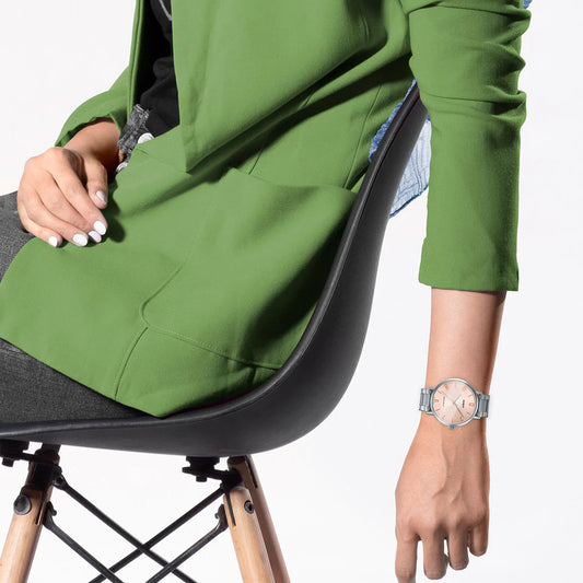 CASIO LTP-VT01D-4B2UDF SPORTY ELEGANCE - WOMEN'S STAINLESS STEEL TIMEPIECE WITH ROSE GOLD DIAL-i-Watch-2