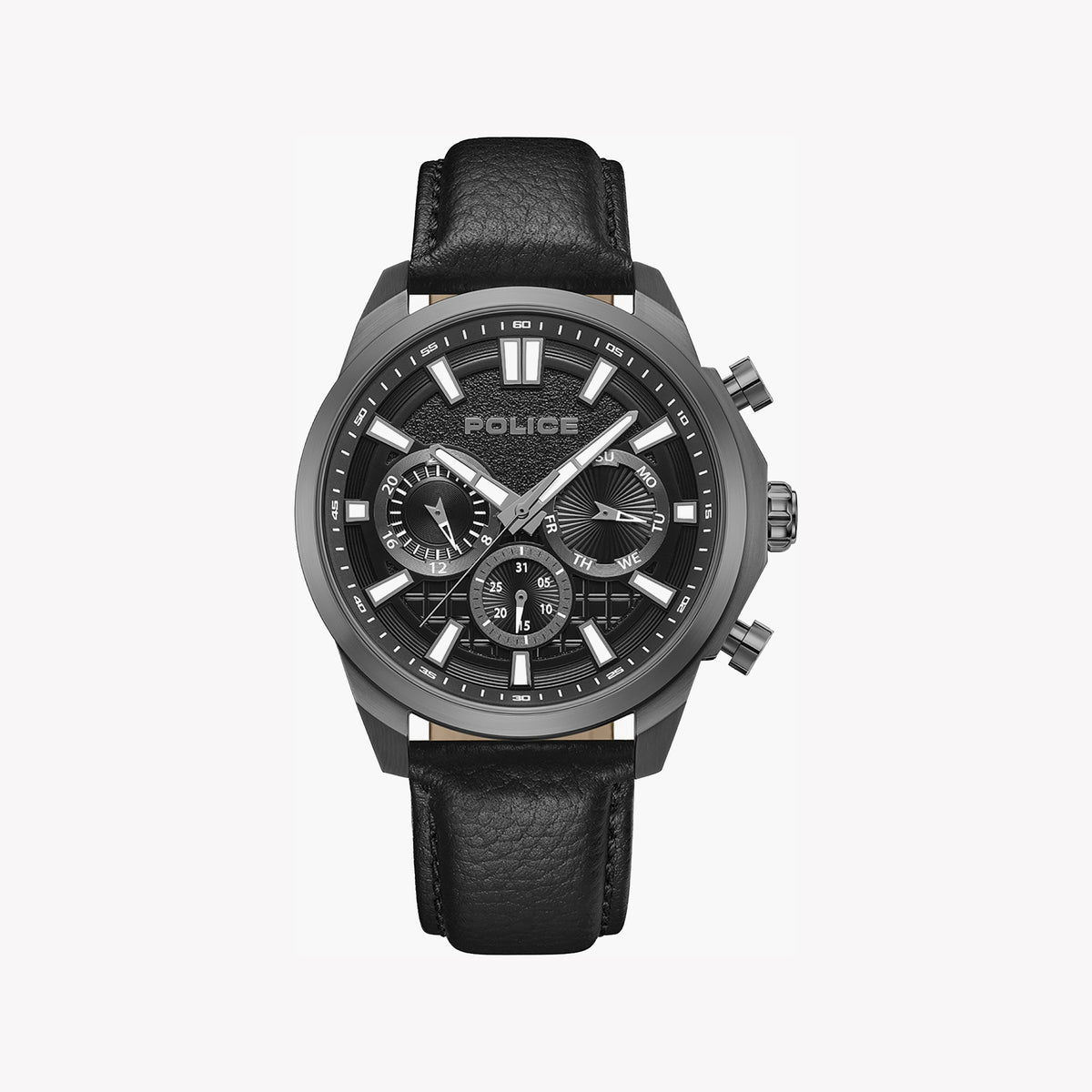 POLICE WATCHES PEWGF0021005 - BOLD BLACK STAINLESS TIMEPIECE-i-Watch