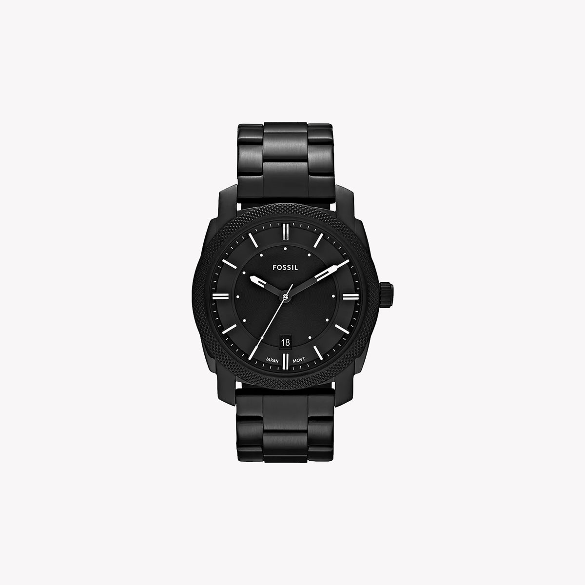 FOSSIL FS4775 ELEGANT TIMEPIECE - BLACK STAINLESS STEEL CLASSIC MEN'S WATCH