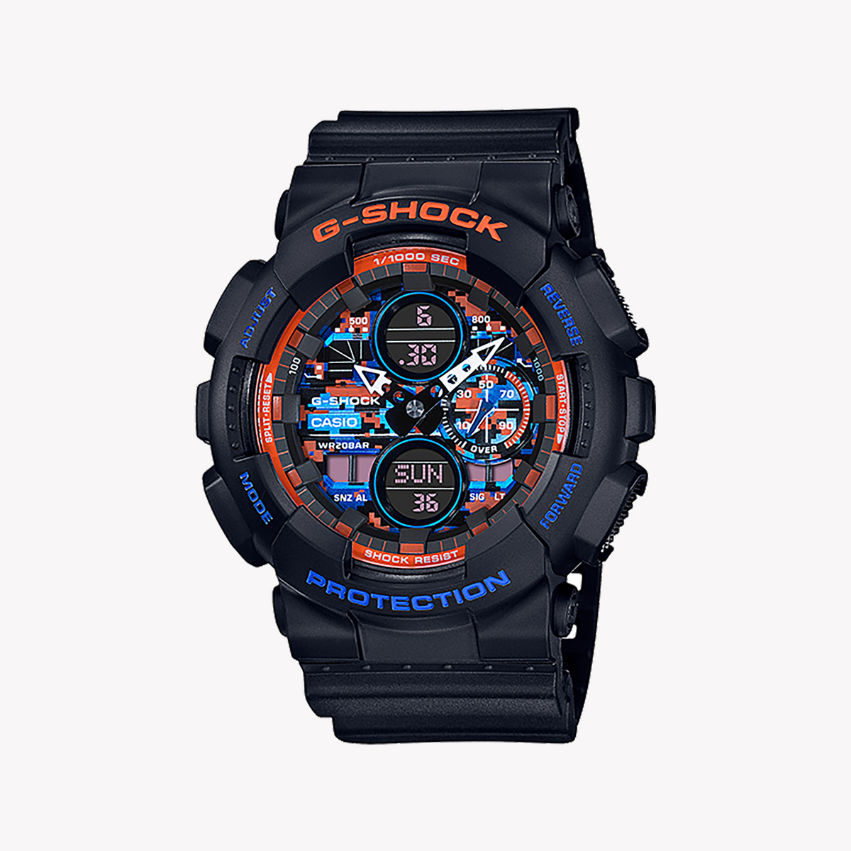 GA-140CT-1ADR G-SHOCK - DARK BLUE RUGGED ELEGANCE FOR ACTIVE MEN
