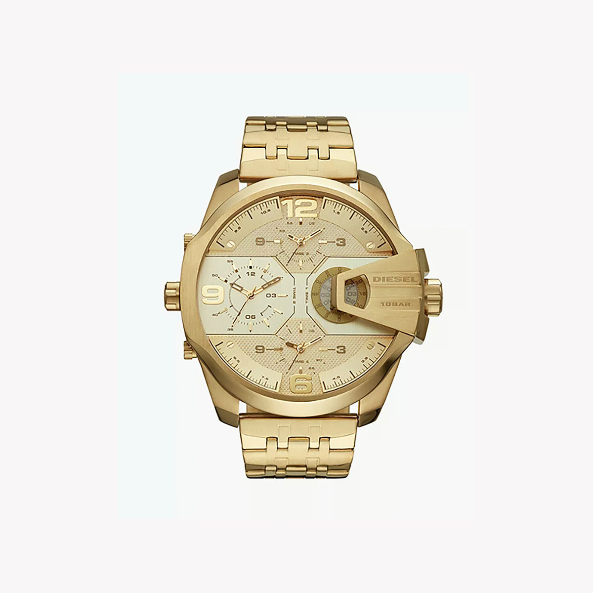 DIESEL DZ7447 GOLD BOLD CHRONOGRAPH - ADVENTURE AWAITS MEN'S WATCH