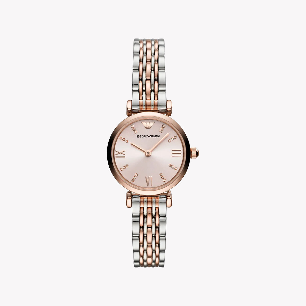 EMPORIO ARMANI AR11223 - ROSE GOLD GLAMOUR WOMEN'S WATCH with Elegant Design & Quartz Precision