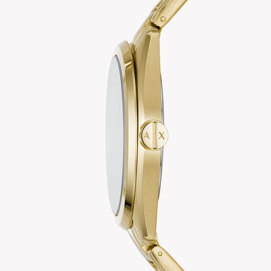 ARMANI EXCHANGE AX2857 - BOLD GOLD MEN'S WATCH WITH BLACK DIAL & STAINLESS STEEL BAND-i-Watch-2