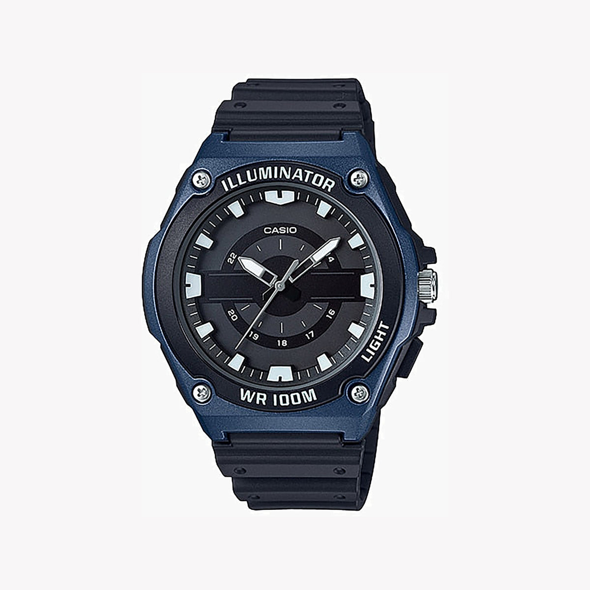 CASIO MWC-100H-2AVDF SPORTY STYLE - RUGGED BLACK RESIN MEN'S WATCH FOR ADVENTURE & EVERYDAY WEAR