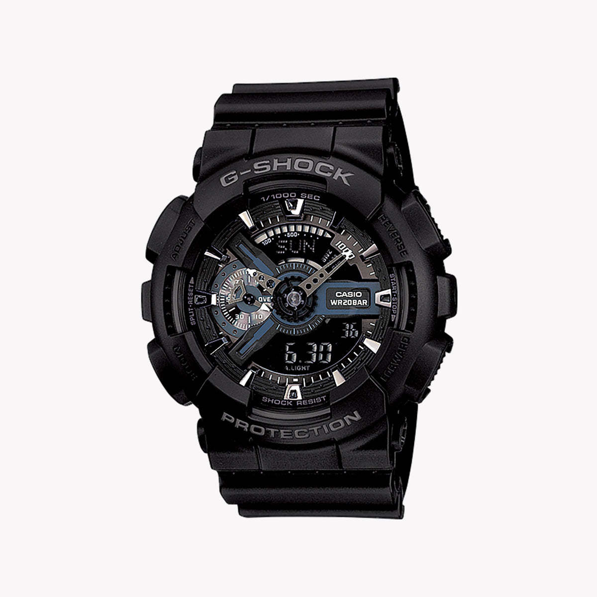 CASIO G-SHOCK GA-110-1BER BOLD RESILIENCE - MEN'S STYLISH & SHOCK-RESISTANT TIMEPIECE