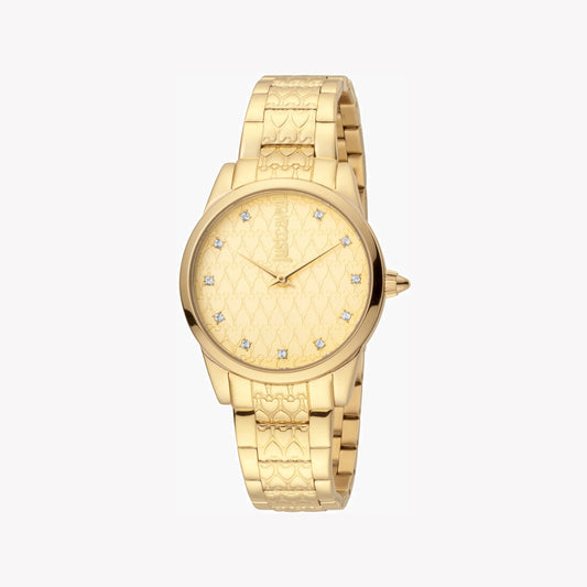 JUST CAVALLI Women's Watch with Gold Stainless Steel Case and Gold Stainless Steel Band-i-Watch-2