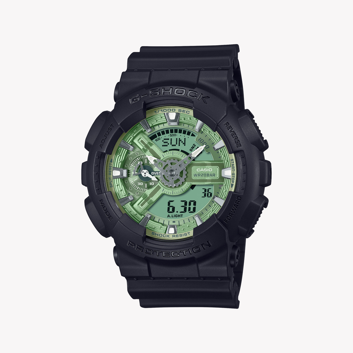 CASIO G-SHOCK GA-110CD-1A3DR - ADVENTURE-READY BLACK TIMEPIECE FOR MEN