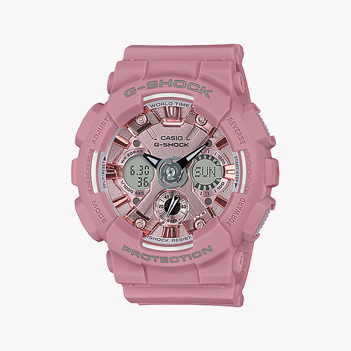 CASIO G-SHOCK GMA-S120DP-4ADR - PINK POWER - Stylish Women's Watch with Resin Band and Sporty Design