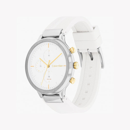 CK CALVIN KLEIN NEW COLLECTION - ELEGANT WHITE DIAL WOMEN'S WATCH WITH STAINLESS STEEL BAND-i-Watch-2
