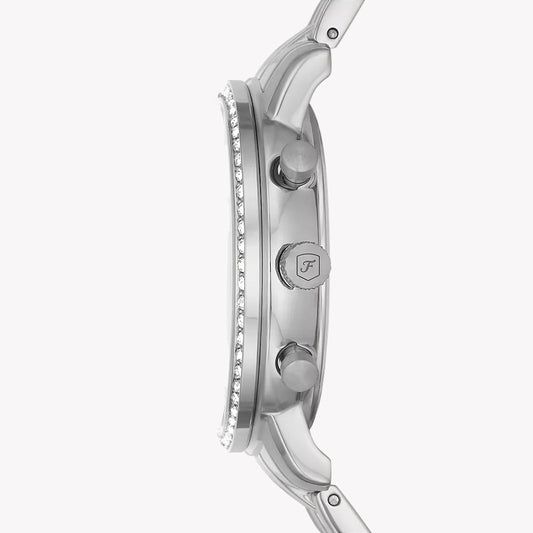 FOSSIL ES5217 TIMLESS ELEGANCE - LUXURY SILVER & WHITE DIAL WOMEN'S WATCH-i-Watch-2