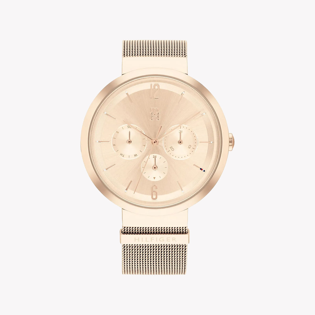 TOMMY HILFIGER 1683477 ROSE GOLD ELEGANCE - STYLISH WOMEN'S WATCH with Stainless Steel Band and Dial