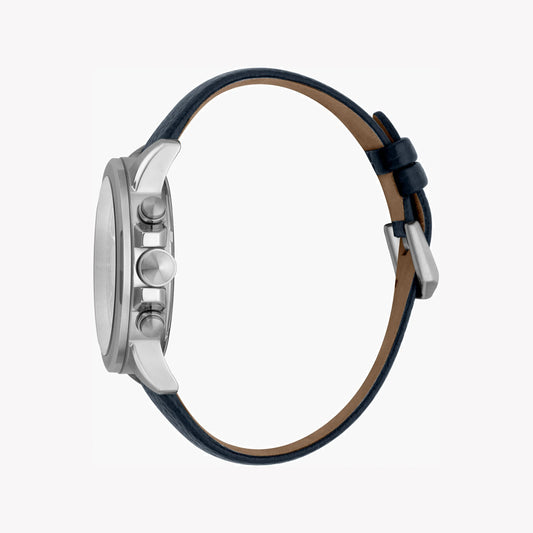 JUST CAVALLI JC1G140L0015 MEN'S ELEGANT SILVER DIAL WATCH - TIMELESS LEATHER & STEEL DESIGN-i-Watch-2