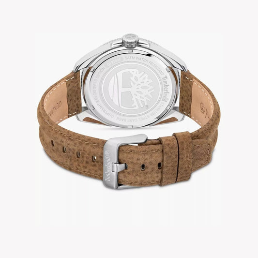 TIMBERLAND TDWGF2200903 RUGGED ADVENTURE MEN'S WATCH - STYLISH BLUE DIAL & BROWN LEATHER BAND-i-Watch-2