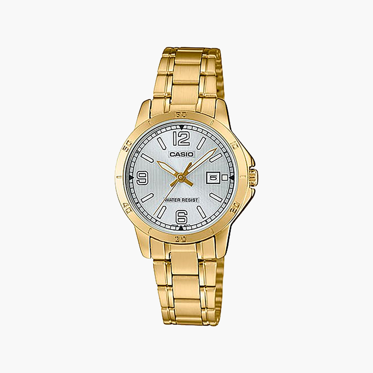 Casio MTP-V004G-7B2 - Bold Gold Watch for Modern Men-i-Watch