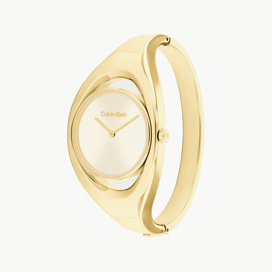 CK CALVIN KLEIN RADIANT GLAM - LUXE GOLD WOMEN'S WATCH WITH STAINLESS STEEL BAND-i-Watch-2