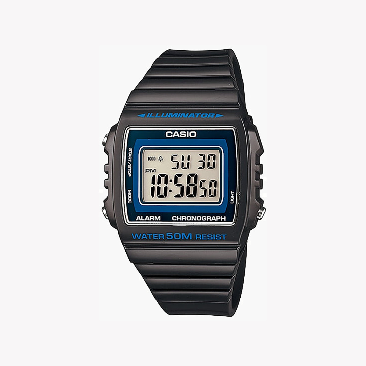 CASIO W-215H-8AVDF ADVENTURE READY - SPORTY BLACK DIGITAL WATCH FOR MEN